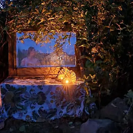 אתר קמפינג Beheiztes Tipi Zelt Luftbett Winter Hessen Main-kinzig