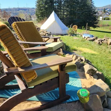 Beheiztes Tipi Zelt Luftbett Winter Hessen Main-kinzig Campsite *
