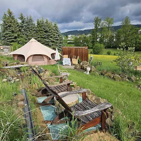 Jurte Zelt Glamping Dein Naturrefugium In Hessen Main-kinzig キャンプ場 *